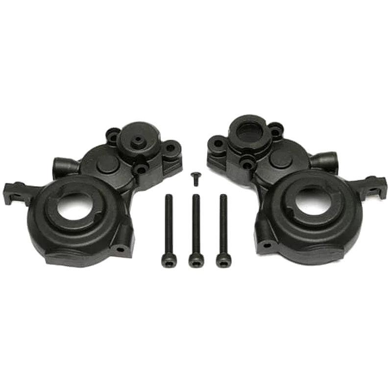 Associated ASC91009 4x4 Front Gearbox Case Set Plastic Black (1) 91009