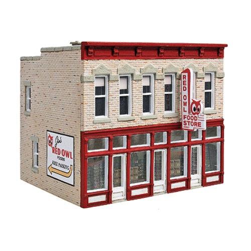 Walthers Cornerstone 933-3472 HO Scale Jim's Red Owl Plastic Kit