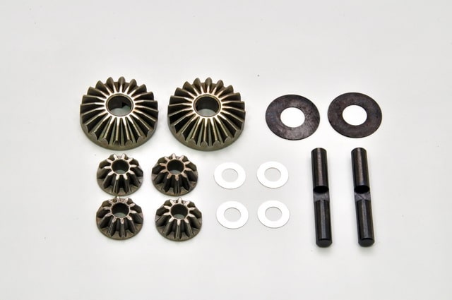Hobao 94117 1/8 NOUVEAU JEU D'ENGRENAGES CONIQUE EN ACIER (HEAVY DUTY)