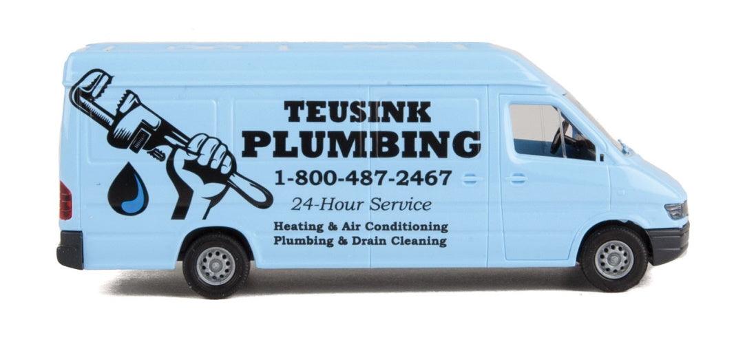 Walthers 949-12207 HO Service Van Assembled Teusink Plumbing
