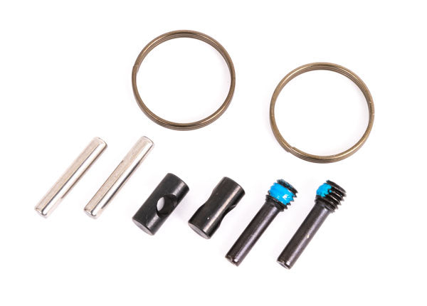 Traxxas 9656X Rebuild kit, steel constant-velocity driveshafts, center (front or rear)