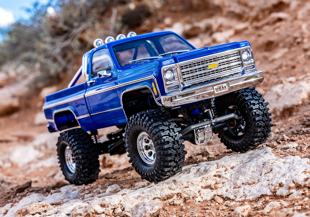 Traxxas 97064-1 BLEU TRX-4M 1/18 Chevrolet K10 High Trail Edition