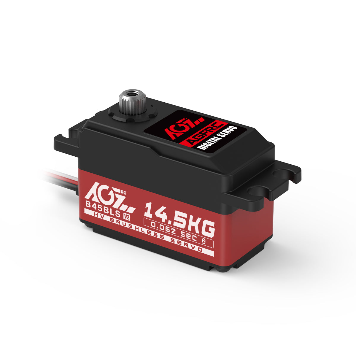 AGFRC B45BLS 48g HV 2BB Steel Gear 14.5KG 0.062Sec Brushless Low Profile Fast Speed Servo
