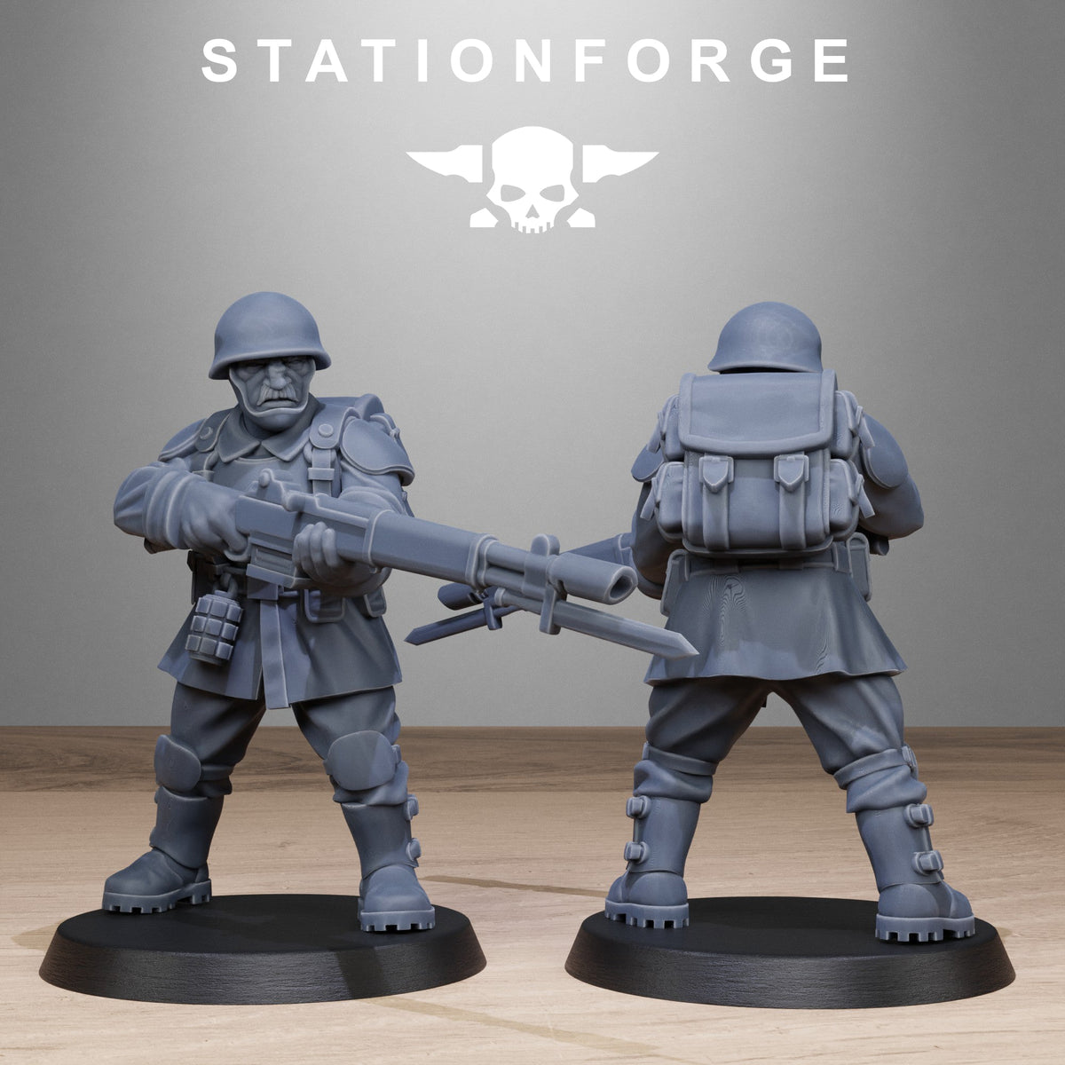 3D Printed FreeGuard Infantry by StationForge Miniatures