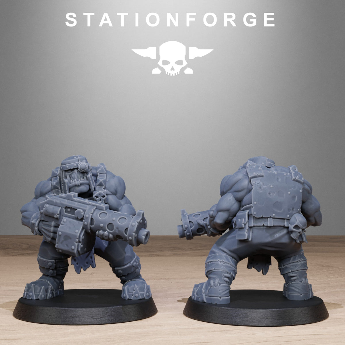 3D Printed Orkaz Bros Infantry by StationForge Miniatures