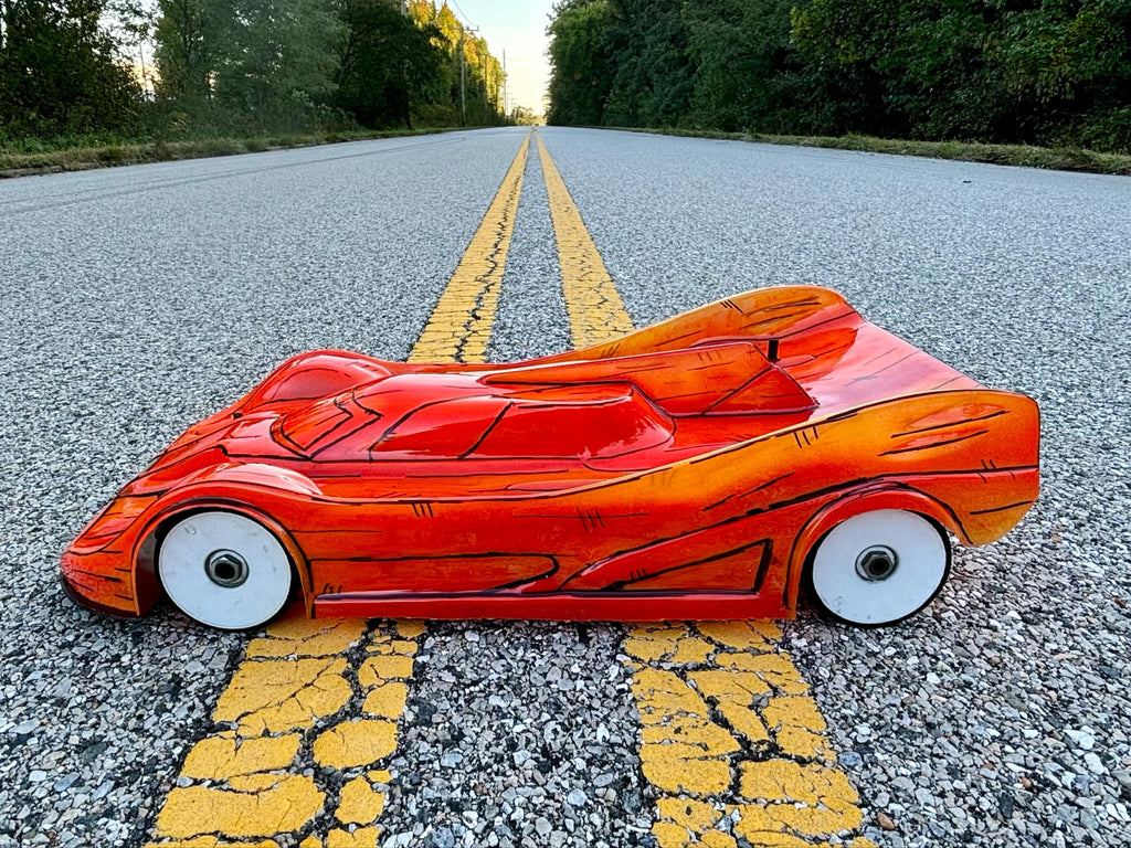 DELTA PLASTIKS 8522 - R18 DOME 1/7 SCALE CLEAR RC CAR BODY