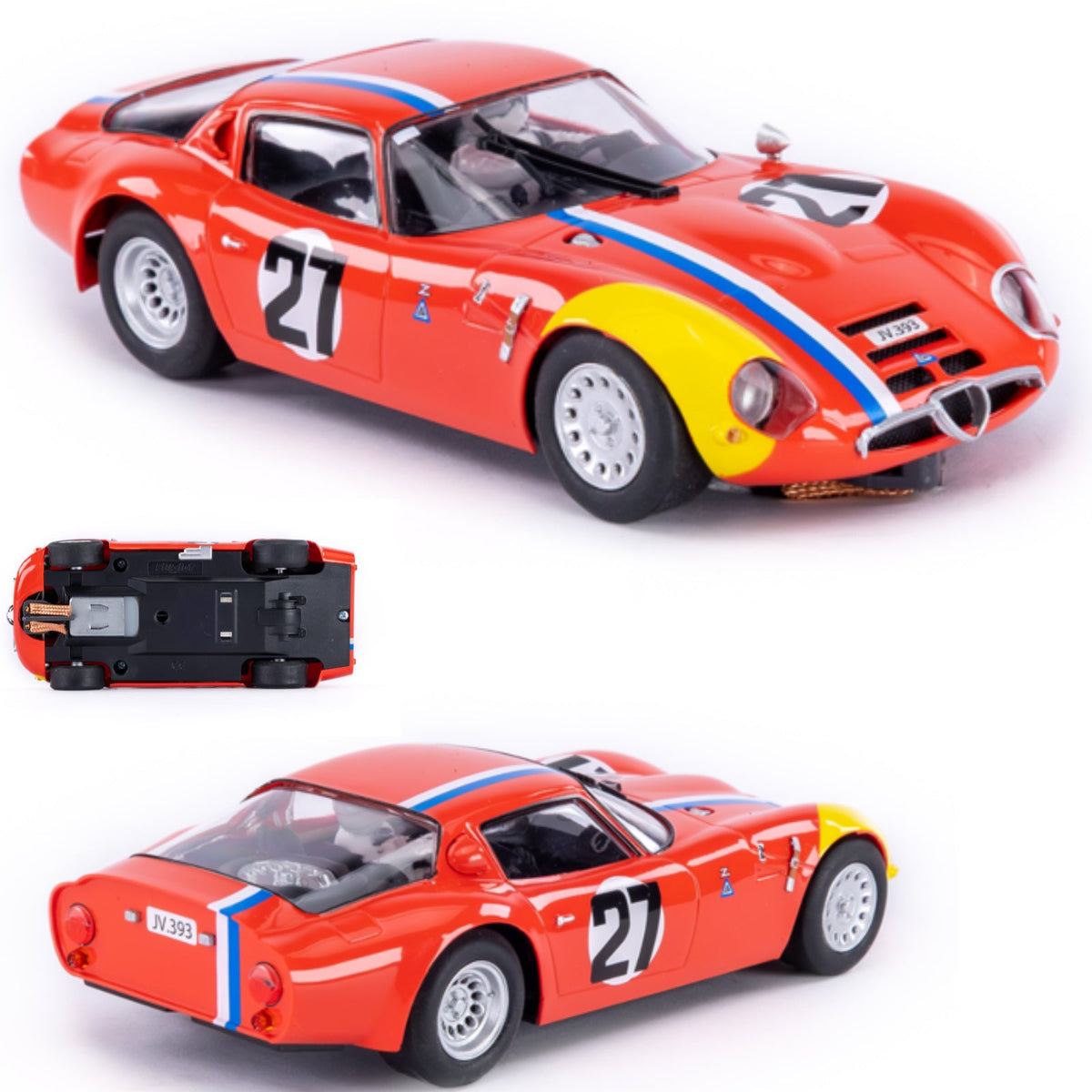 Fly A2118 Alfa Romeo TZ2 #27 1000km Misano 1967 1/32 Slot Car