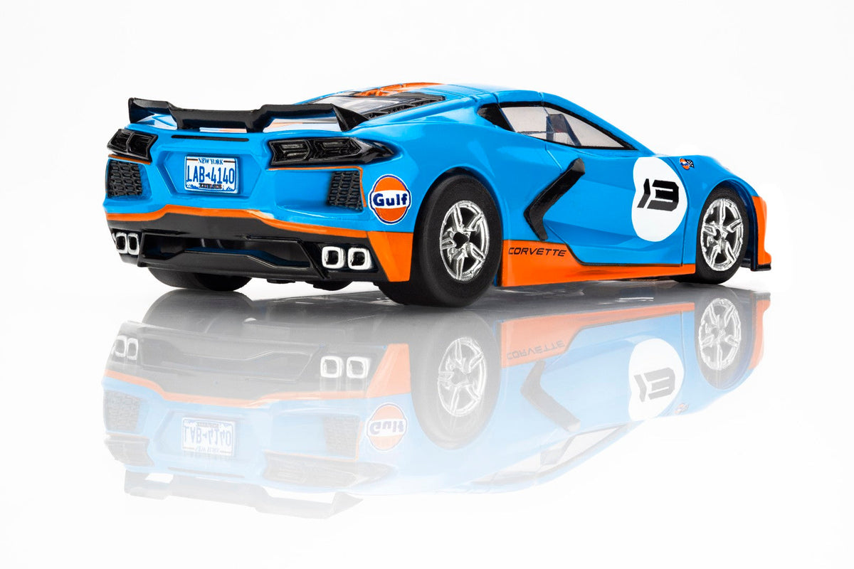AFX 22108 2022 Corvette C8 Gulf HO Slot Car Mega G+ AFX22108