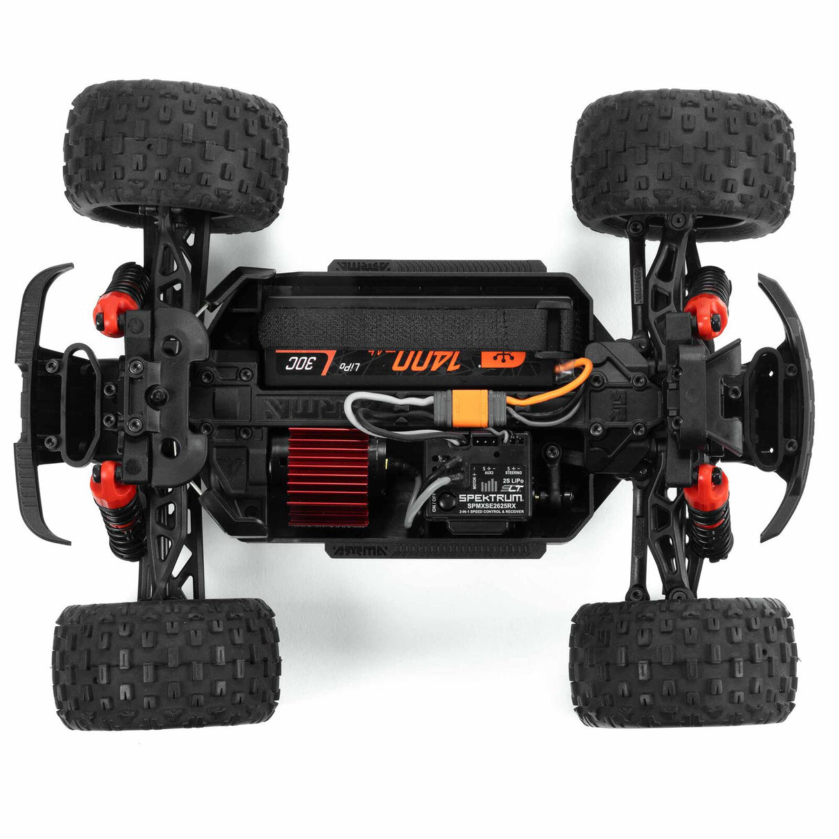 ARRMA ARA2102T1 1/18 GRANITO Azul GROM MEGA 380 Cepillado 4X4 Monster Truck RTR con batería y cargador