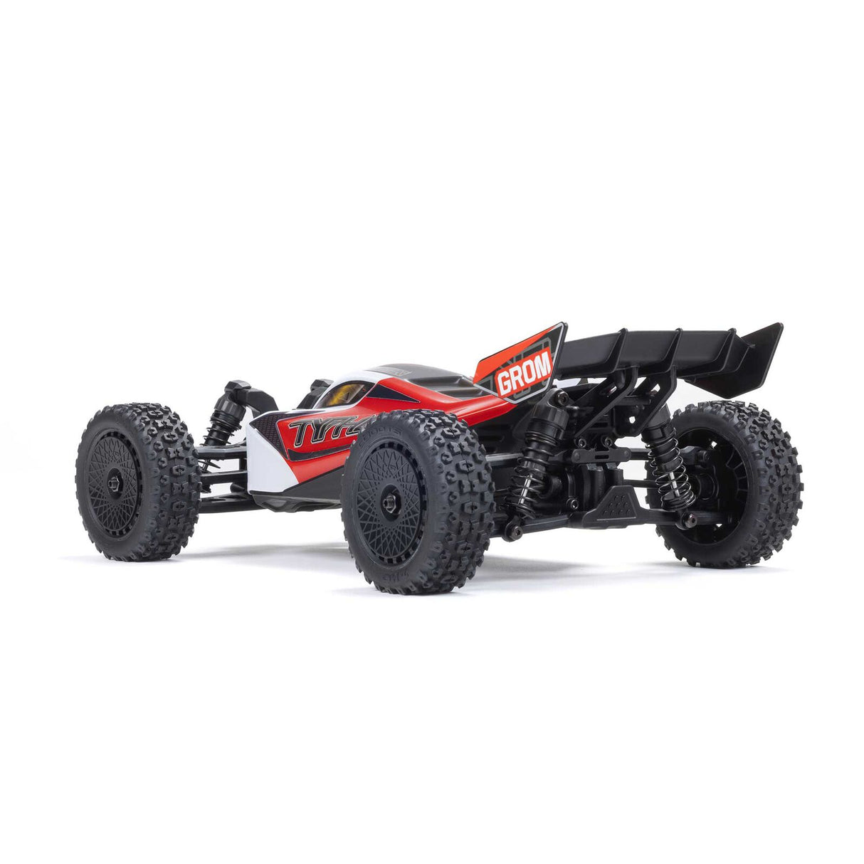 ARRMA TYPHON GROM MEGA 380 Brushed 4X4 Small Scale Buggy RTR with Battery & Charger, Blue/Silver