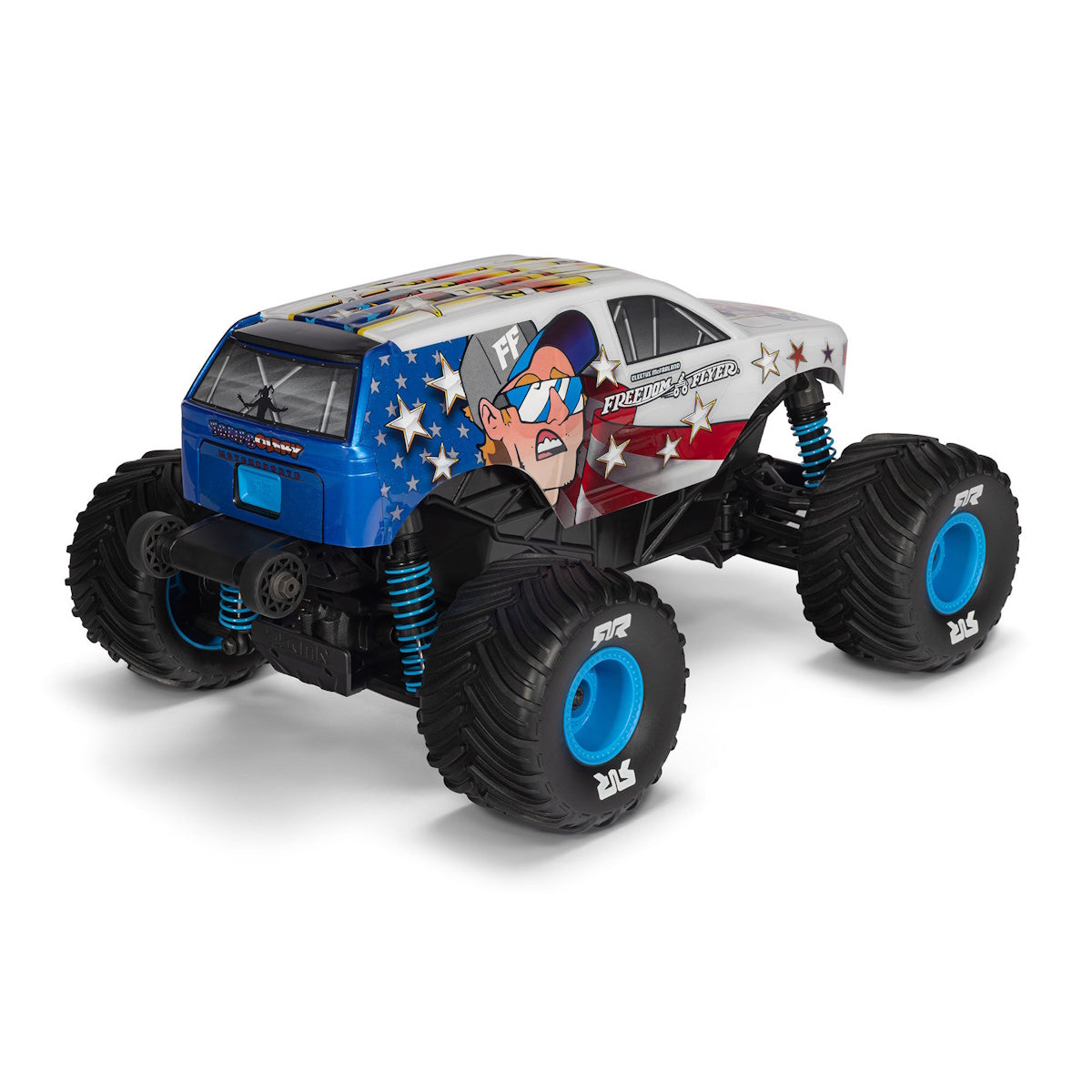 Arrma ARA2130FF 1/16 FREEDOM FLYER GROM 4X4 RTR Brushed Monster Truck, White