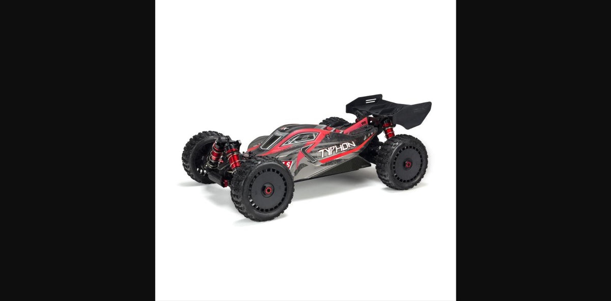 Arrma Typhon 6S Painted Body with Decals ARA406120 Black/Red
