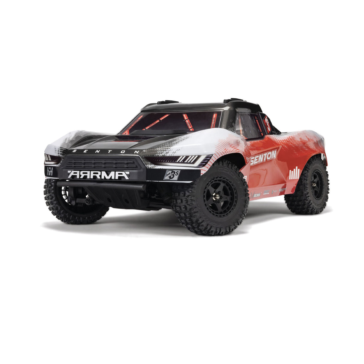 ARRMA ARA4303V4T2 1/10 SENTON 223S DSC 4X4 RTR Brushless Short Course Truck, Red