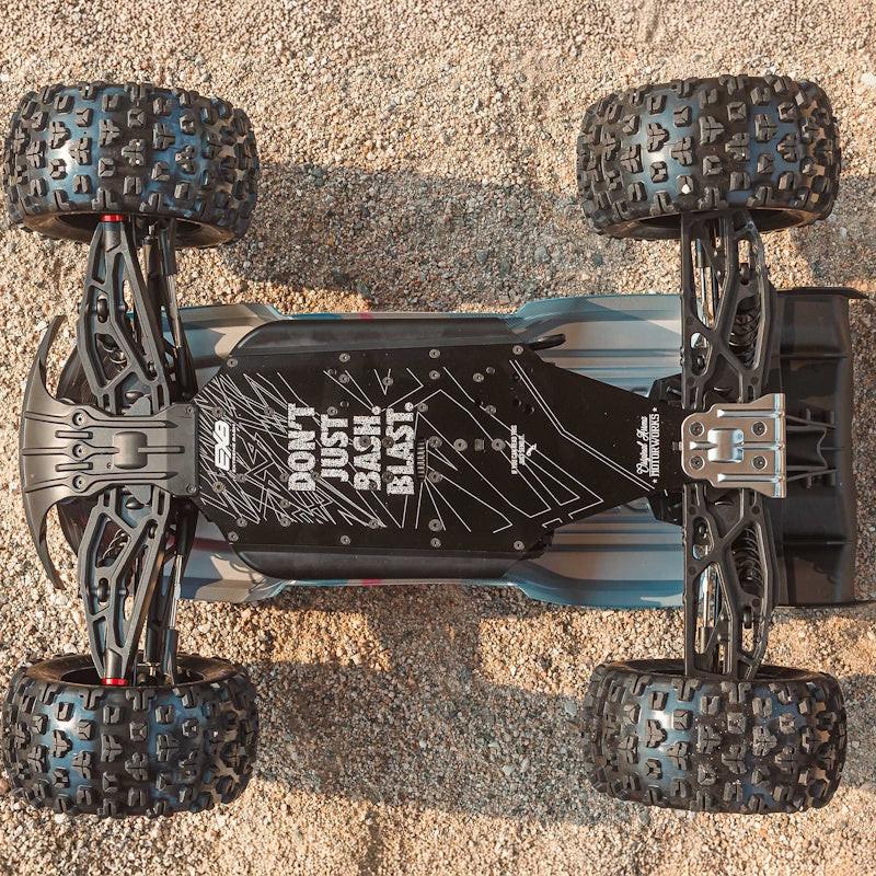 Arrma 8608V6T4 - 1/8 KRATON 4X4 6S BLX BRUSHLESS V6 SPEED TRUCK RTR (Blue/Red)