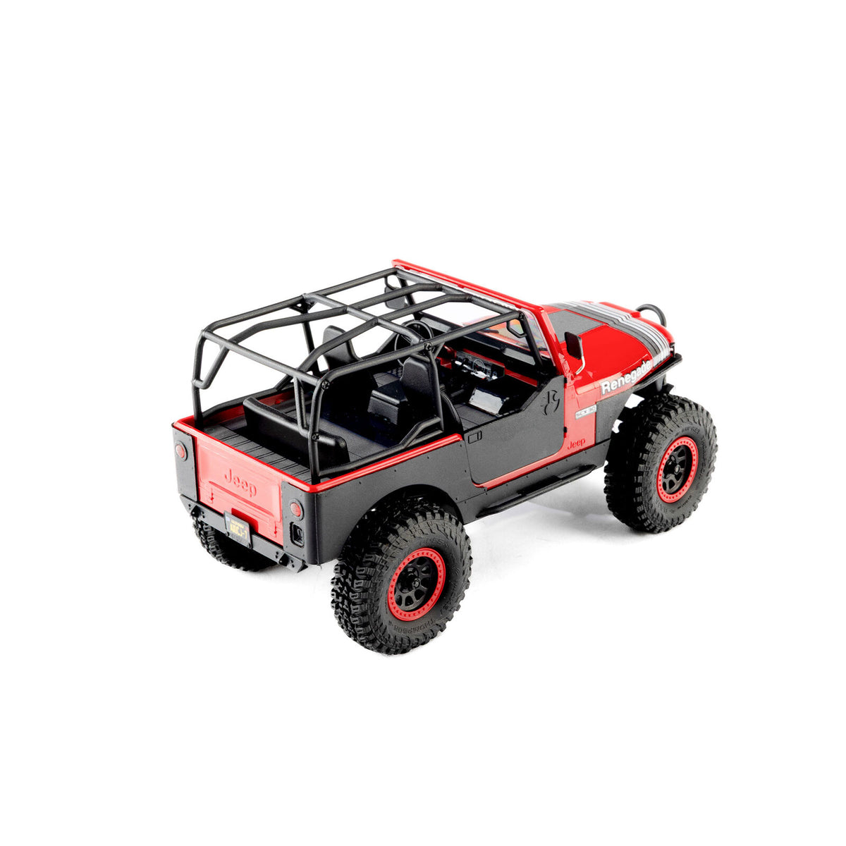 Axial AXI-3273T1 SCX30 Jeep CJ-7 Renegade 1/30 4WD RTR Scale Mini Crawler (Crawler Version) (Red) w/2.4GHz Radio, Battery & Charger