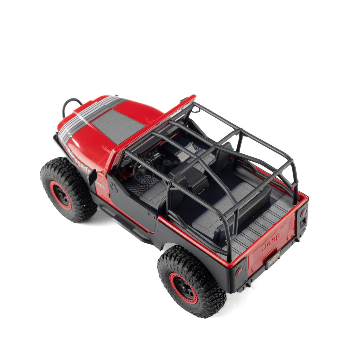 Axial AXI-3273T1 SCX30 Jeep CJ-7 Renegade 1/30 4WD RTR Scale Mini Crawler (Crawler Version) (Red) w/2.4GHz Radio, Battery & Charger