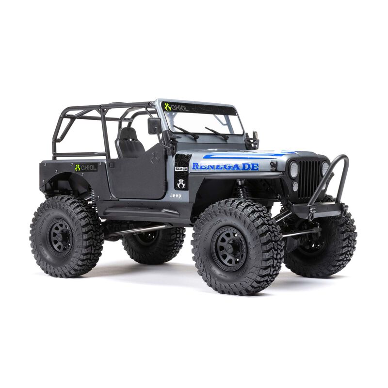 AXIAL AXI03008T2 1/10 SCX10 III Jeep CJ-7 4WD Brushed RTR, Grey