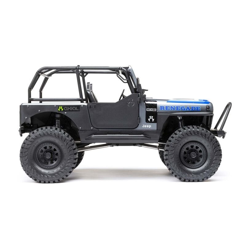 AXIAL AXI03008T2 1/10 SCX10 III Jeep CJ-7 4WD Brushed RTR, Grey