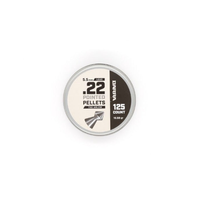 Arlow Pointed Tip .22 Caliber Pellets - 125 Count