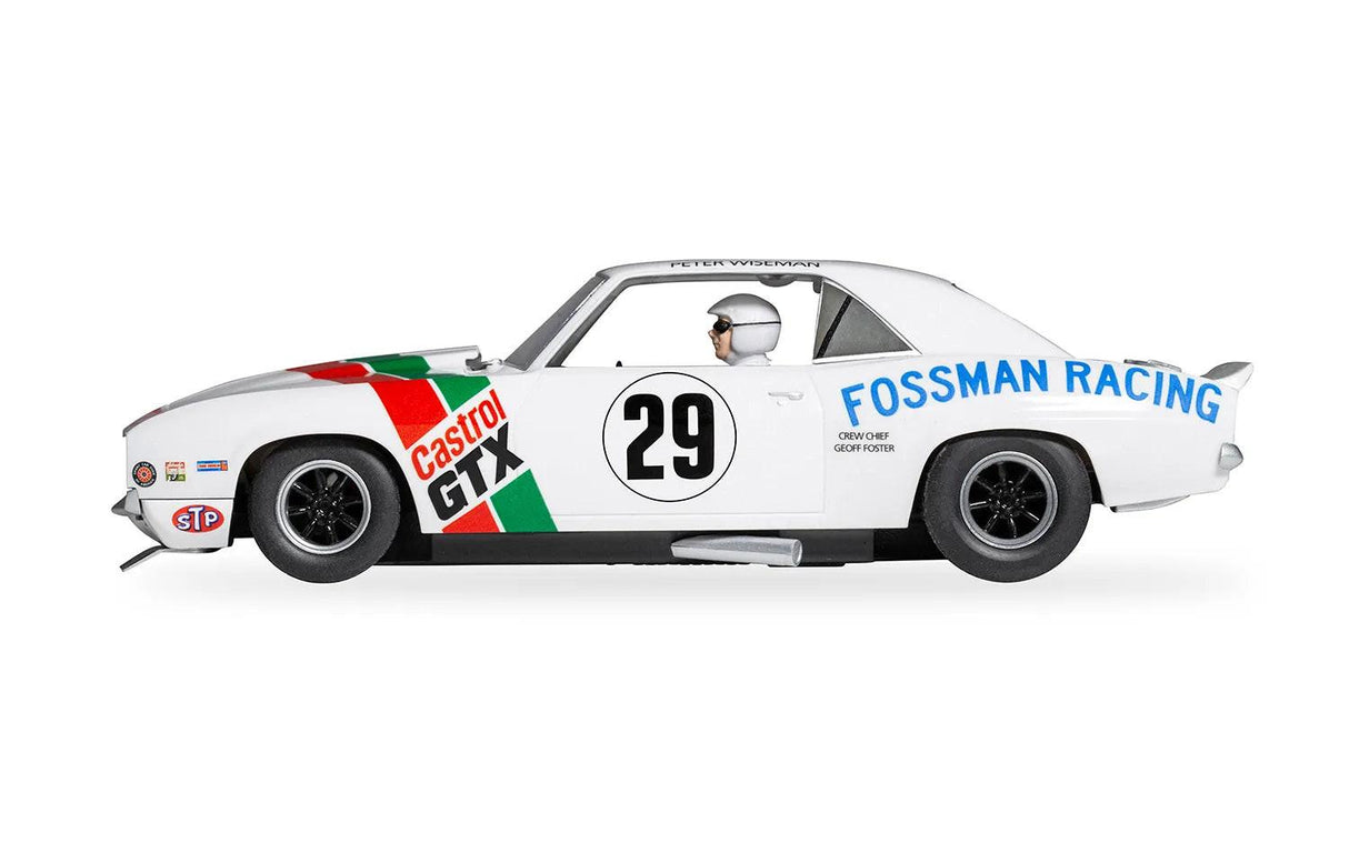 Scalextric C4643 Chevy Camaro Castrol Racing Trans Am 1971 1/32 Slot Car DPR