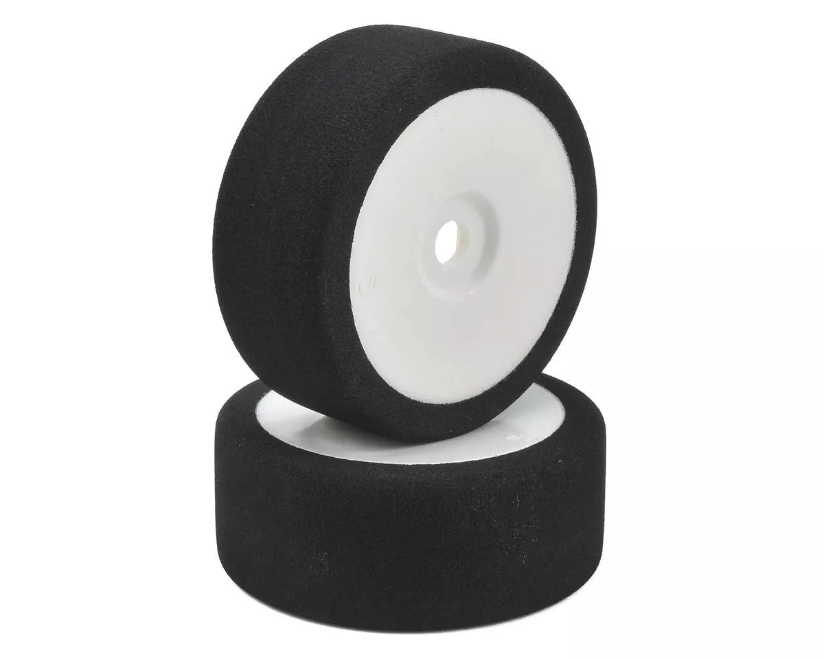 BSR C8018W Racing 1/8 Mounted GT Foam Tires XX Pink w/17mm Hex (2) White