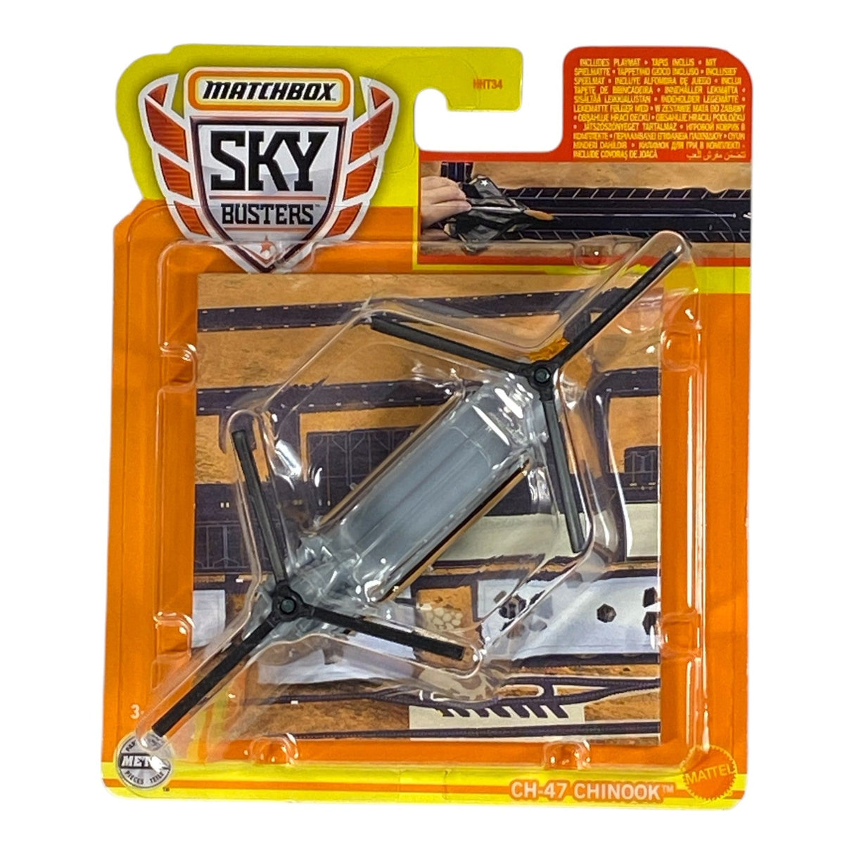 Matchbox CH-47 Chinook (Includes Playmat) - Matchbox Sky Busters Series 16/33