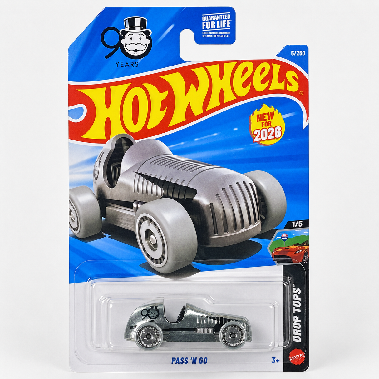 Hot Wheels Pass ’N Go 2026 | Drop Tops Series 1/5 - 5/250