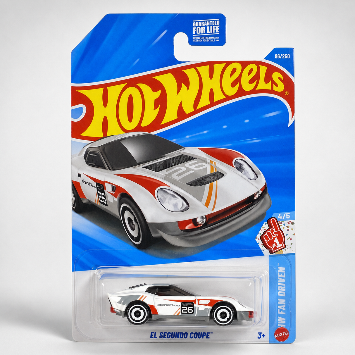 White Hot Wheels El Segundo Coupe | Fan Driven Series 4/5 - 96/250