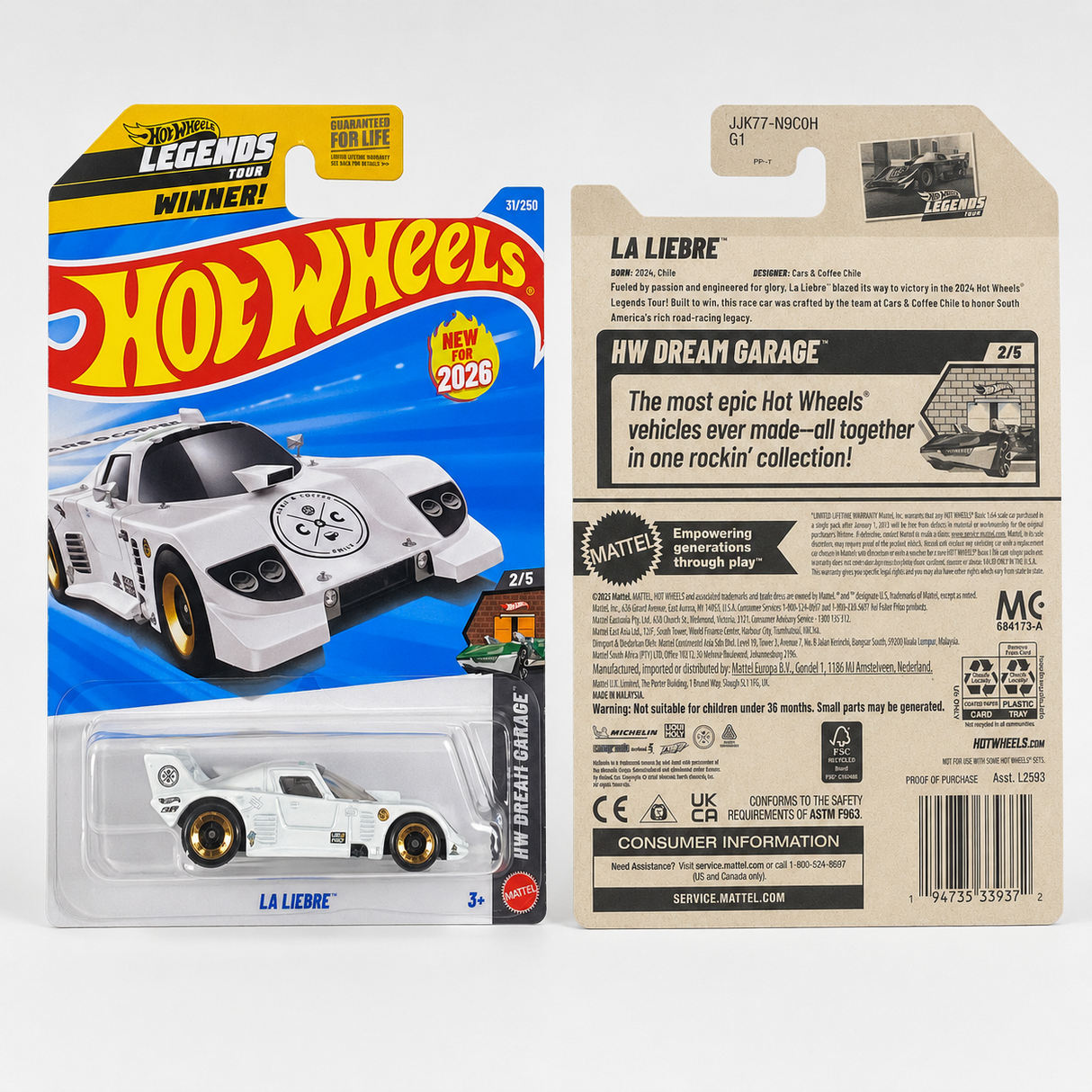 Hot Wheels La Liebre | Dream Garage Series 2/5 - 31/250