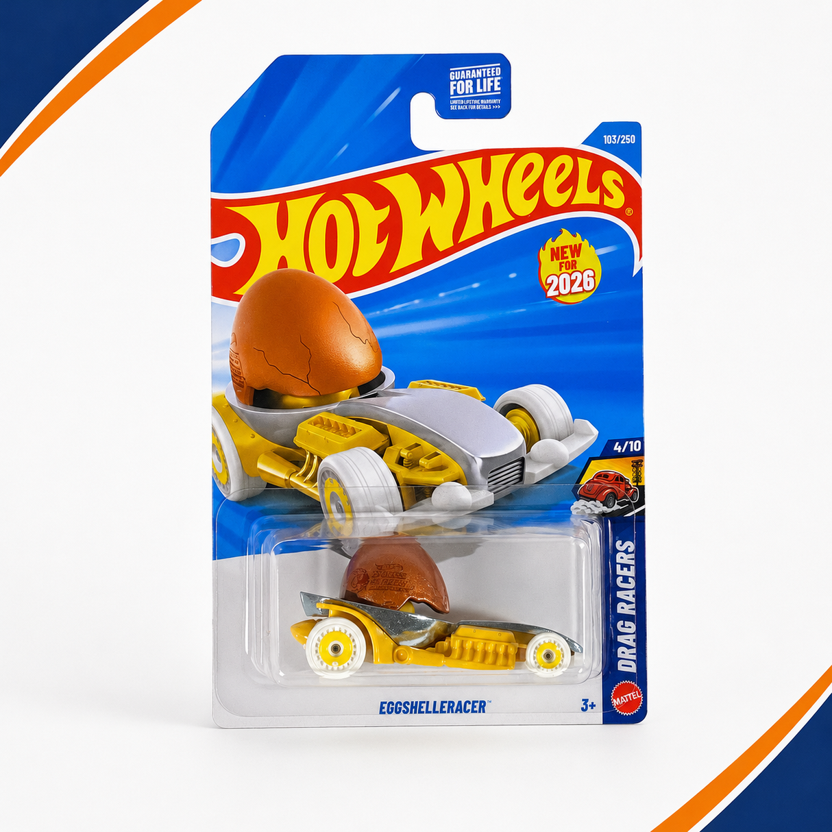 Hot Wheels EggShelleRacer | Drag Racers Series 4/10