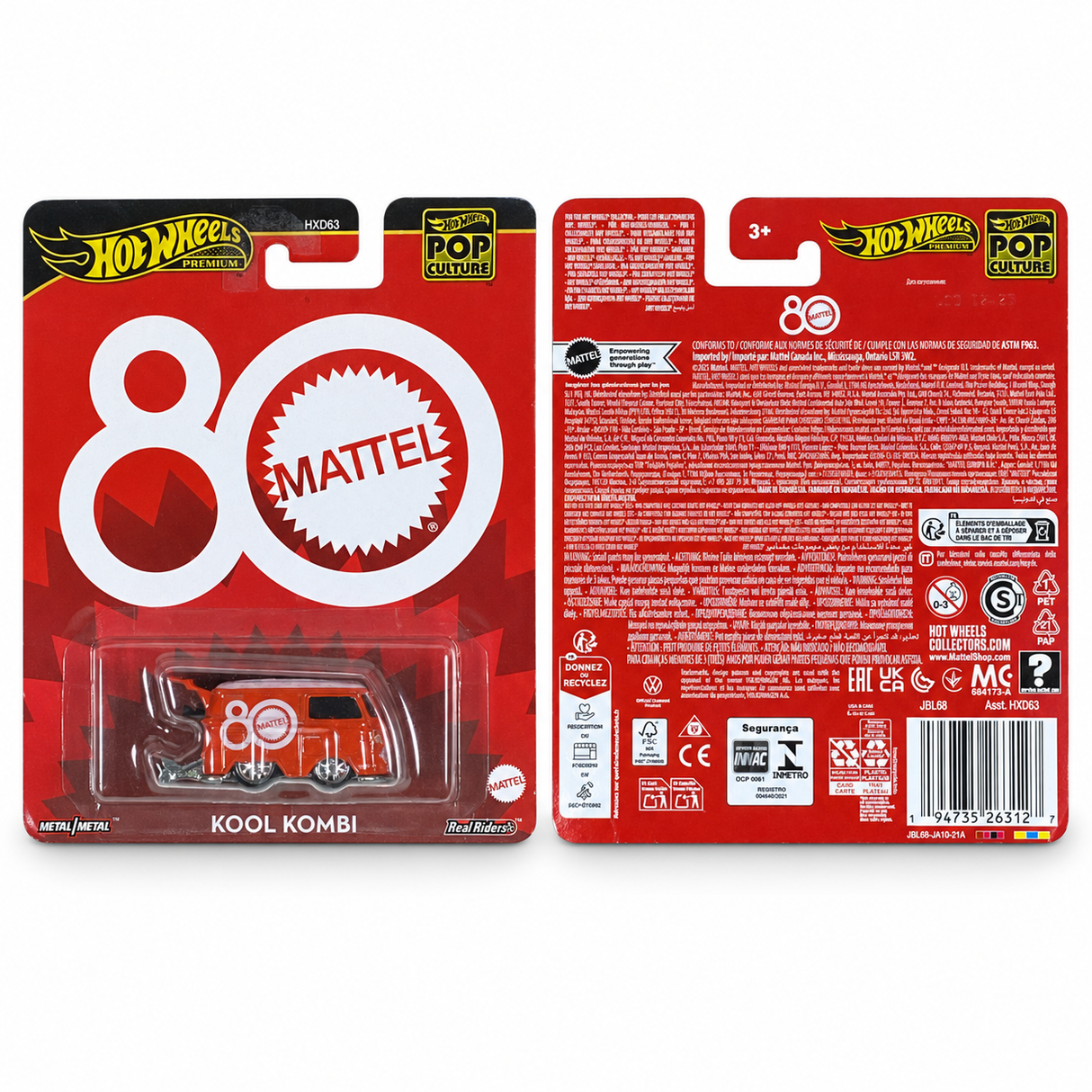 Hot Wheels Kool Kombi | Mattel 80th Anniversary Edition
