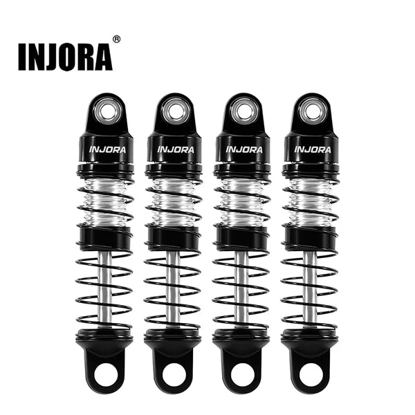 Powerhobby PHB7465Silver Aluminum Adjustable Shocks (4) Silver FOR Traxxas Mini Maxx