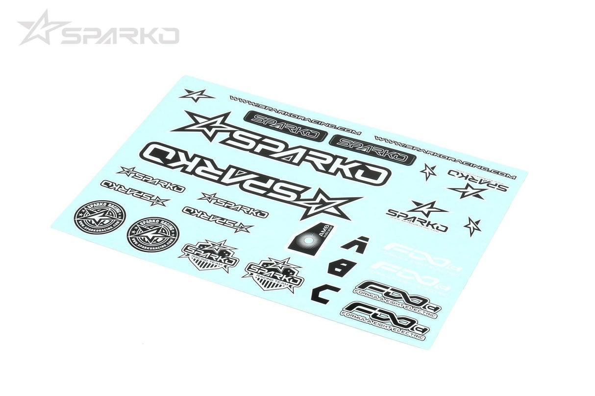 Sparko F8E Body Sticker-Black and White