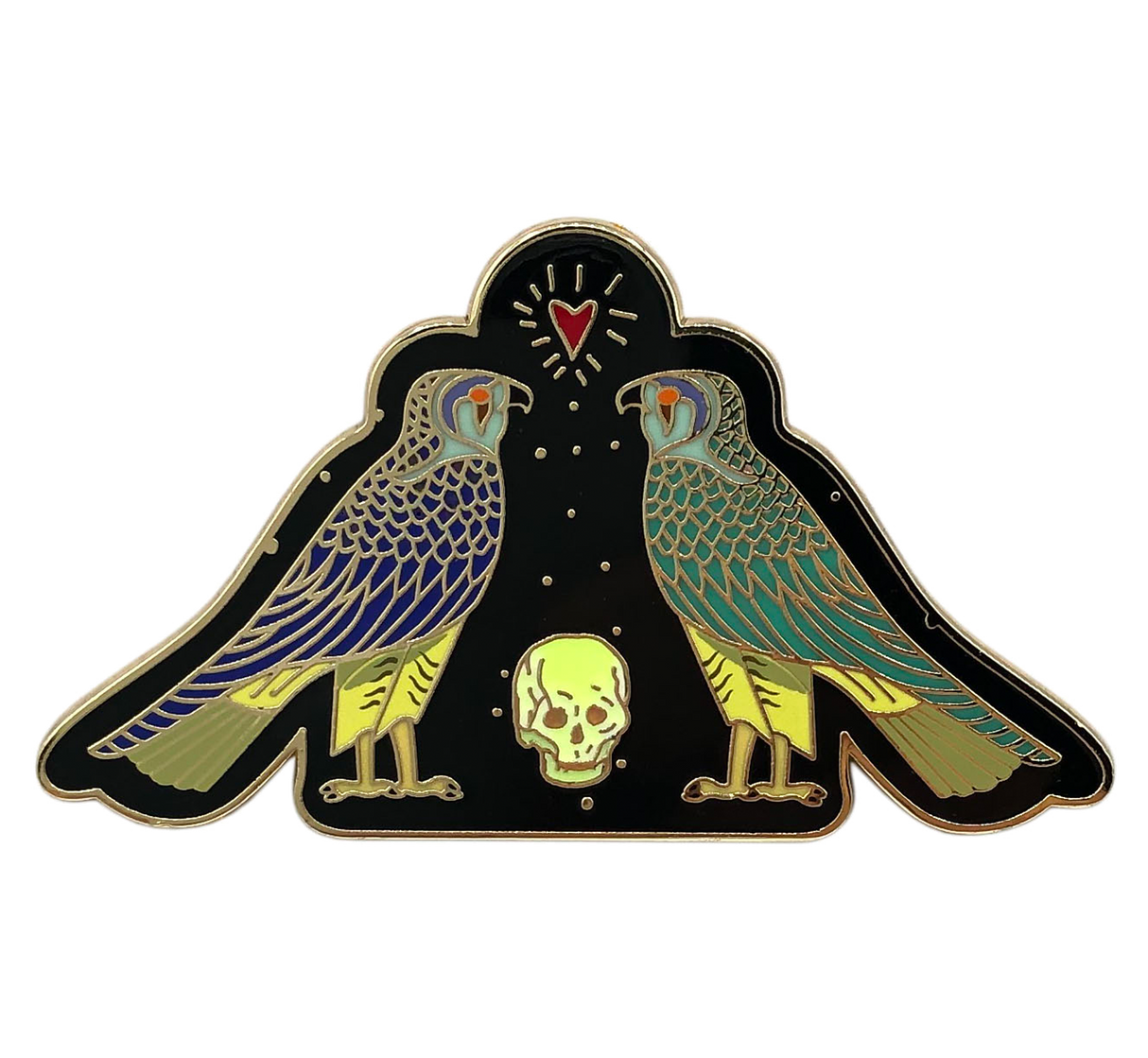 Gothic Queen - Falcon (GITD) Pin