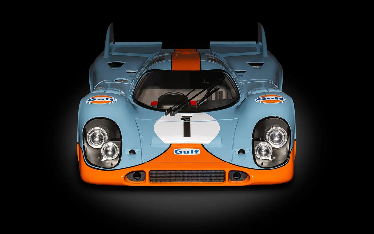 Pocher Porsche 917K Gulf Edition 1/8 Scale Die-Cast Model Car Kit HK118