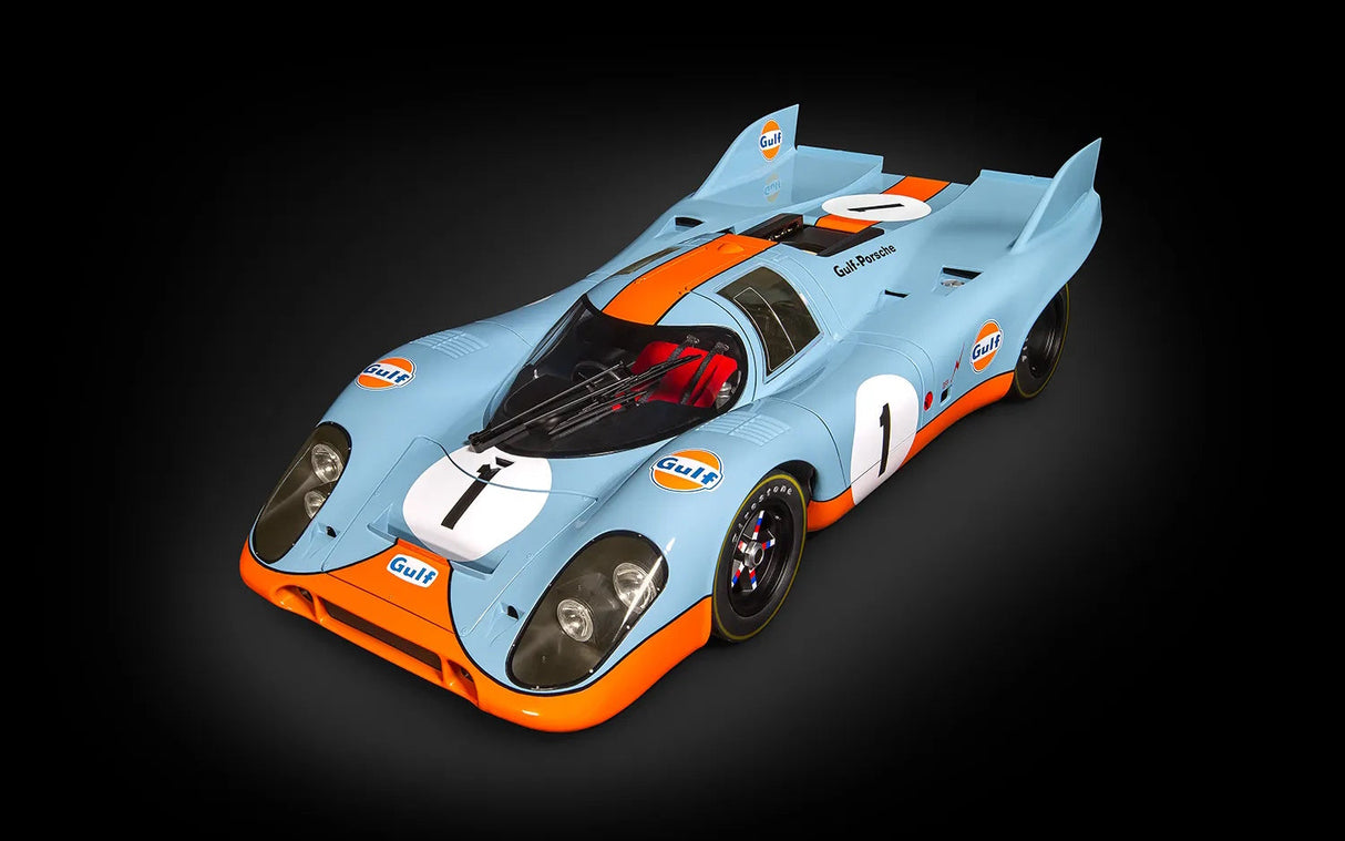 Pocher Porsche 917K Gulf Edition 1/8 Scale Die-Cast Model Car Kit HK118