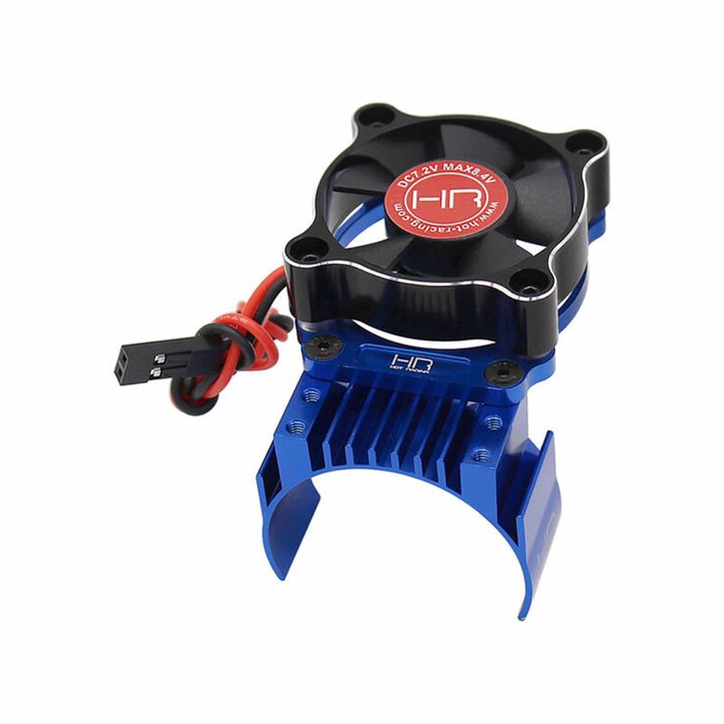 Hot Racing HRAMMX3535F01 Aluminum Heat Sink & High Volocity Fan, 540 & 550 Size Motors