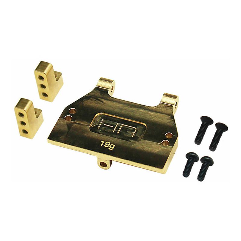 Hot Racing HRARACM21H01 Heavy 16.5g Brass Steering Portal Drive Housing Ascent 18
