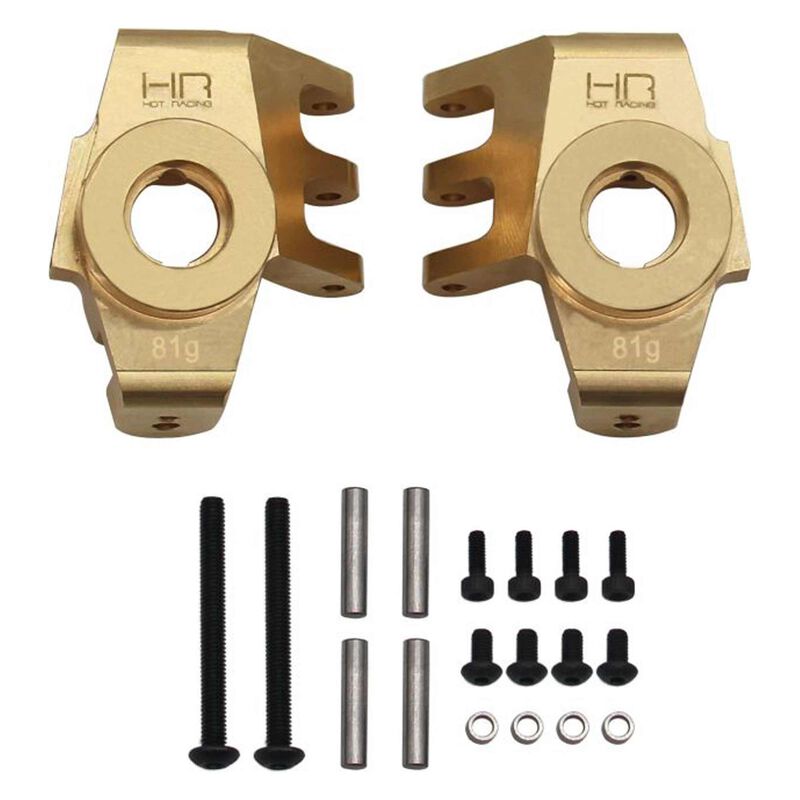 Hot Racing HRARBA21H Brass Front Knuckle: Axial RBX10 Ryft