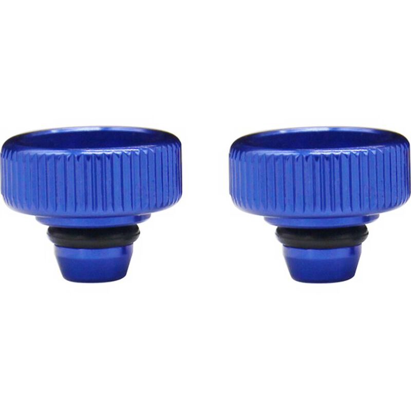 Hot Racing HRARCSB126M06 Battery Strap Thumb Nuts, Blue: B5, B5M, B6