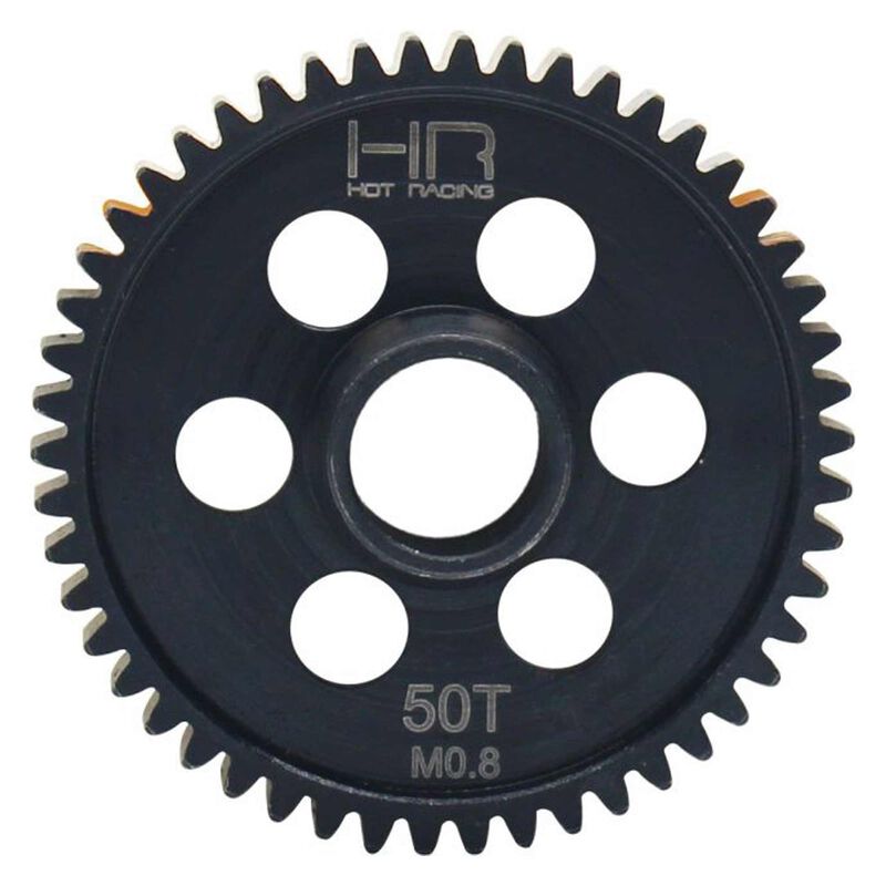 Hot Racing HRASATF250 50T Steel Spur Gear, 0.8 MOD: ARRMA Vendetta