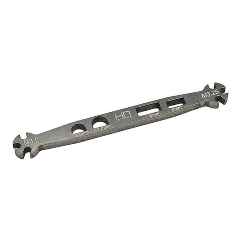 Hot Racing HRASDTW3325 Stainless Steel Turnbuckle Wrench 3 & 3.25mm
