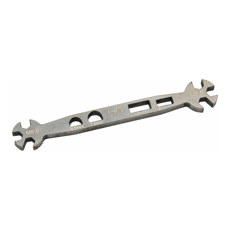 Hot Racing HRASDTW5055 Stainless Steel Turnbuckle Wrench 5 & 5.5mm