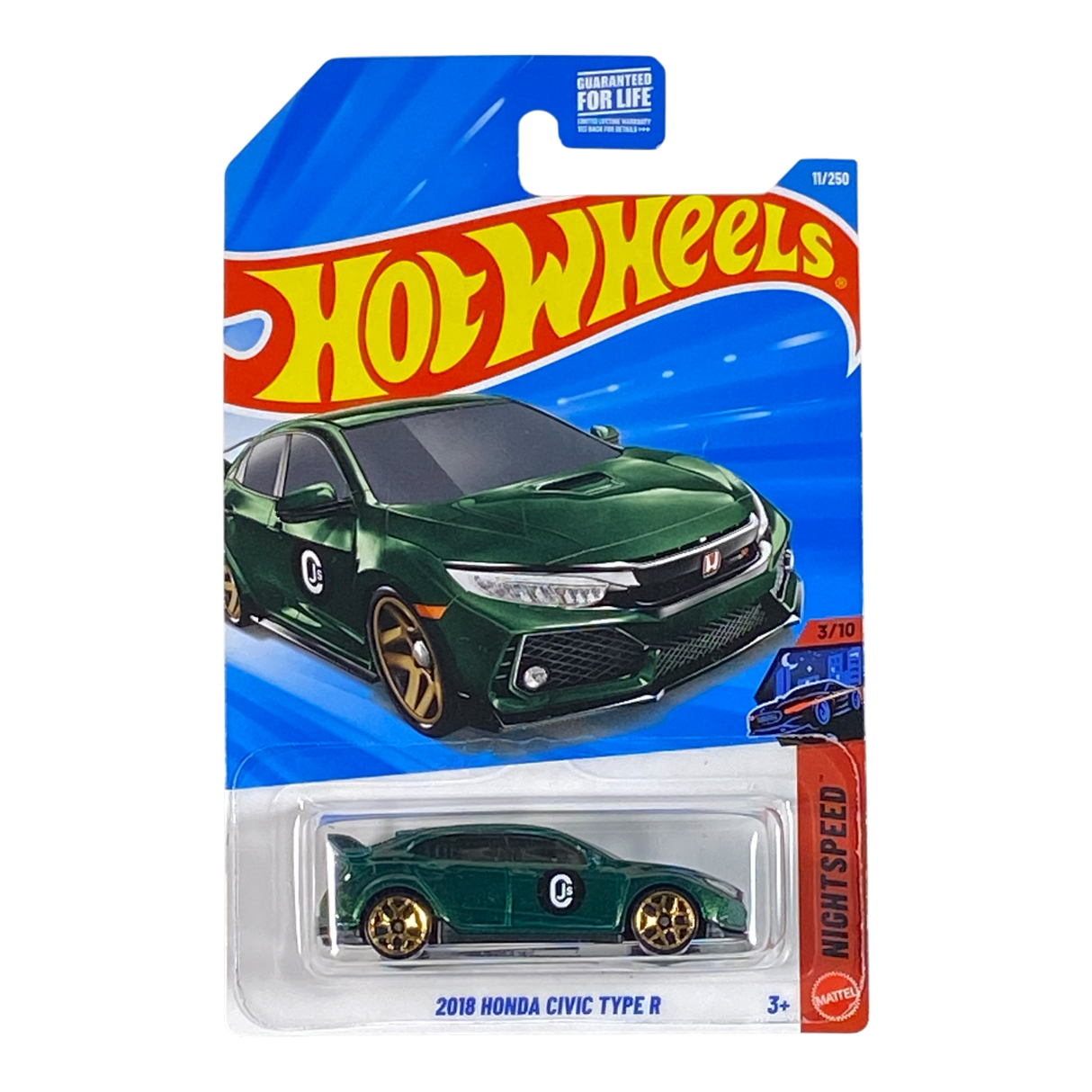 Hot Wheels 2018 Honda Civic Type R | Nightspeed Series 3/10