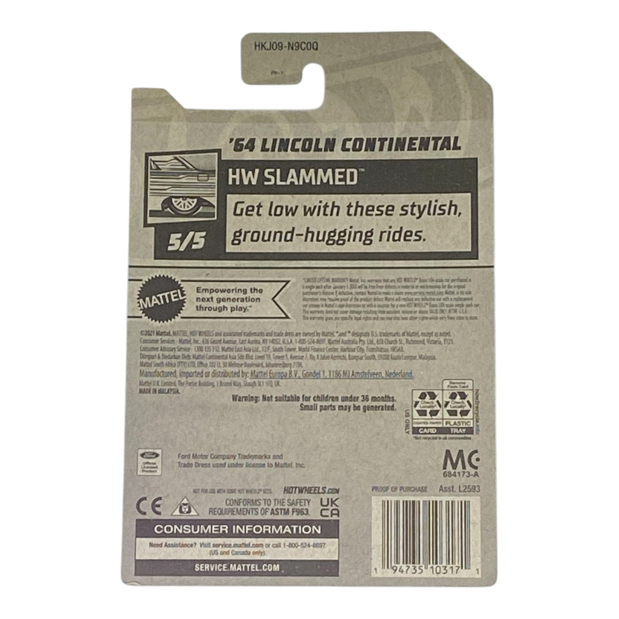 Hot Wheels '64 Lincoln Continental - HW Slammed Series 5/5