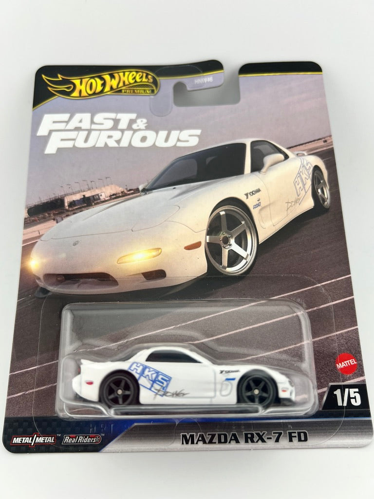 Hot Wheels Fast & Furious 5-Car Set