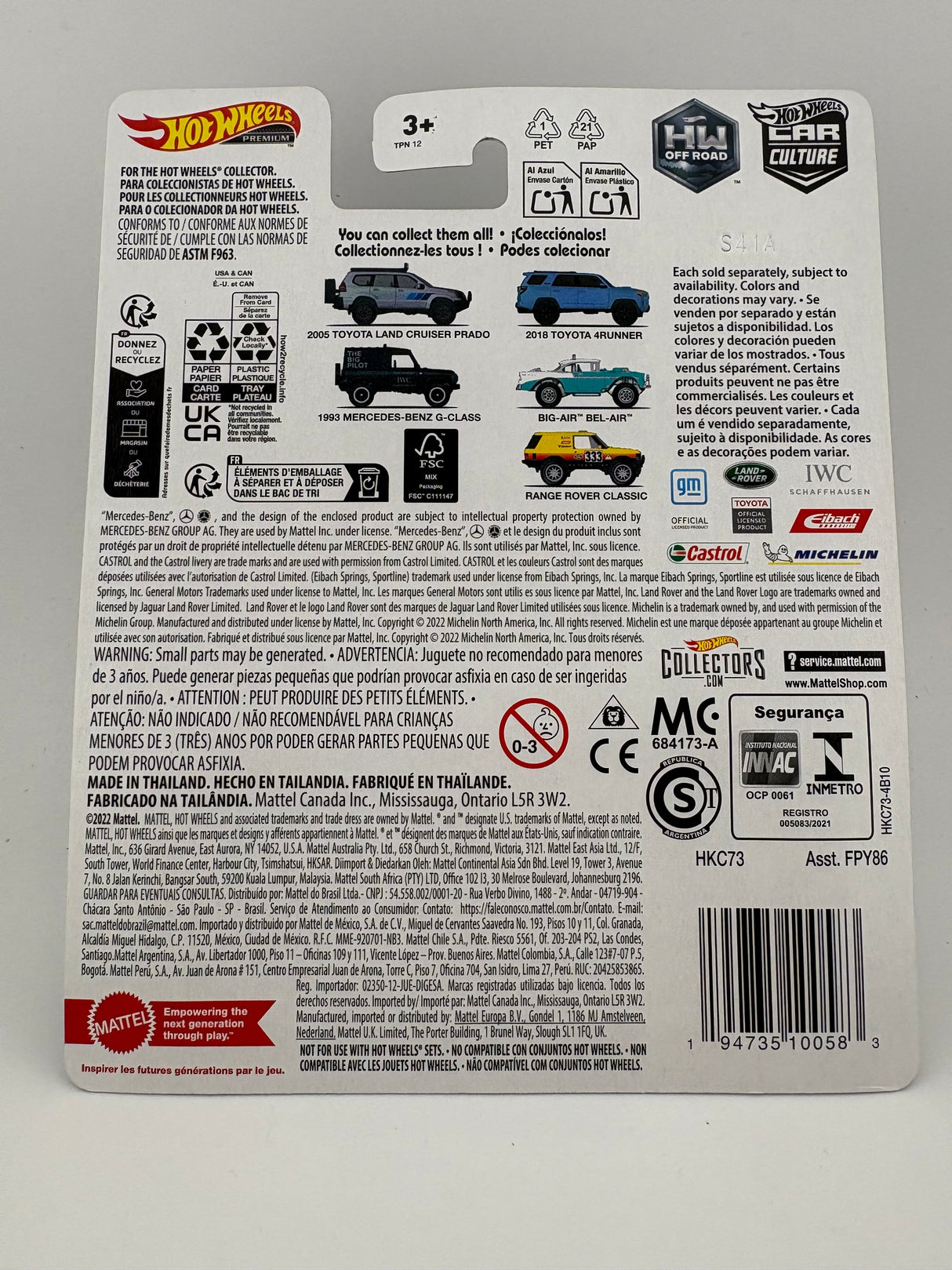 Hot Wheels Premium – 2018 Toyota 4Runner