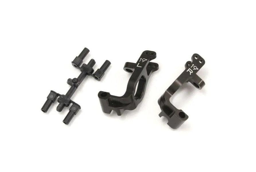 Kyosho IFW461B Al Front Hub Carrier Set(L,R/19゚/Gunmetal/MP9