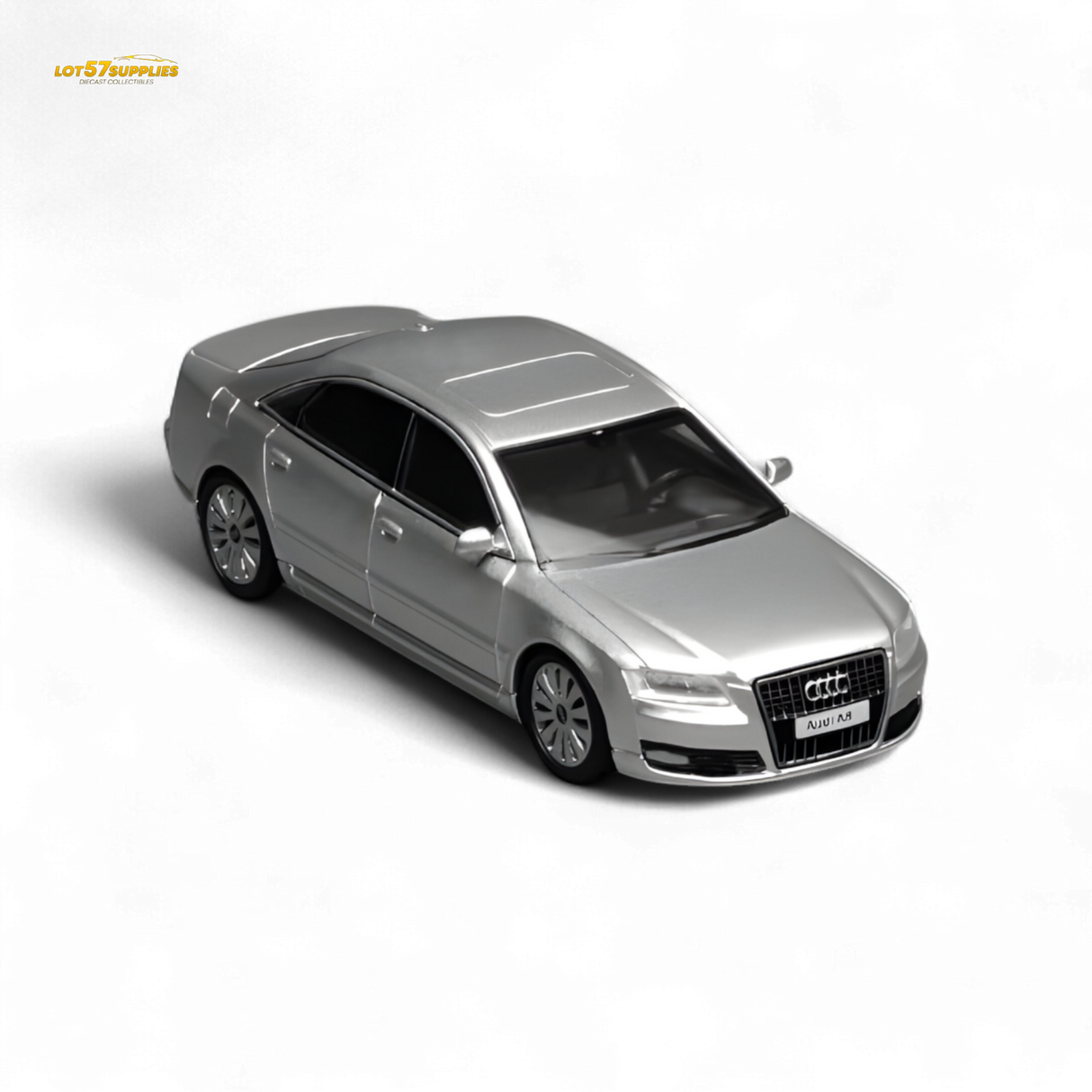Motorhelix Audi A8 D3 Facelift Silver 1:64
