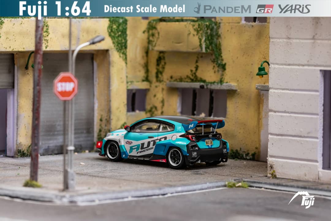 Fuji Toyota Yaris GR Auto Finesse Blue #99 1:64